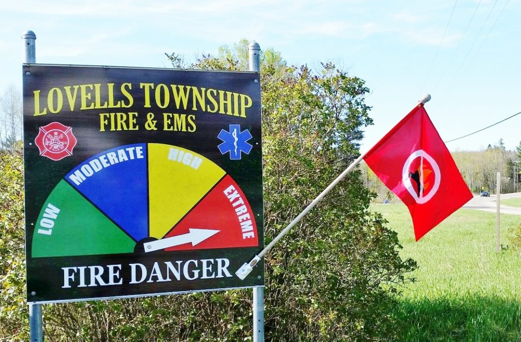 Fire Danger Level - Sign