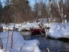 Kayaking in the Winter on the North Branch of the AuSable River 